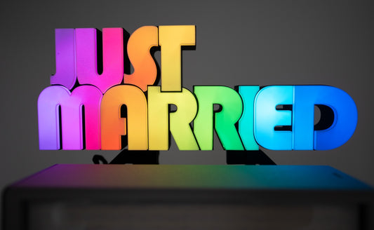 Just Married RGB LED